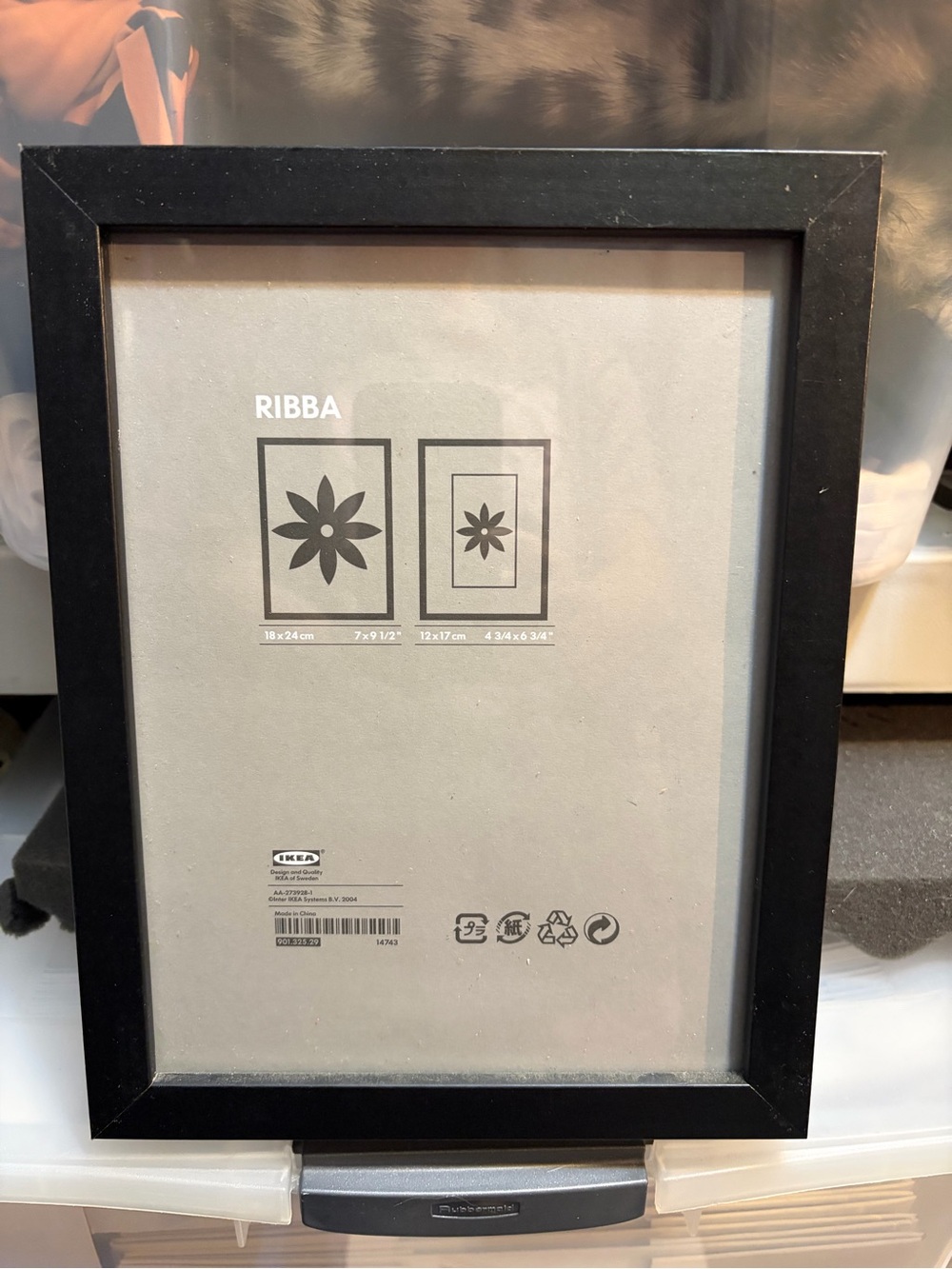 IKEA RIBBA Black Photo Frame - Black